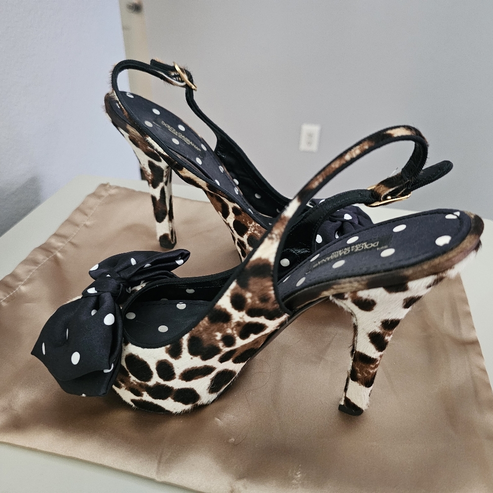 Dolce & Gabbana tiger heels